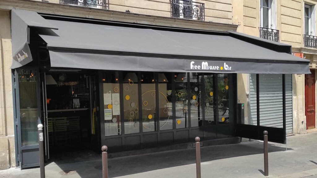 Store du bar Freemouse à Paris Ile de France