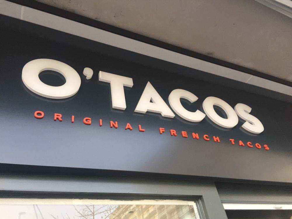 Enseigne O Tacos restaurant